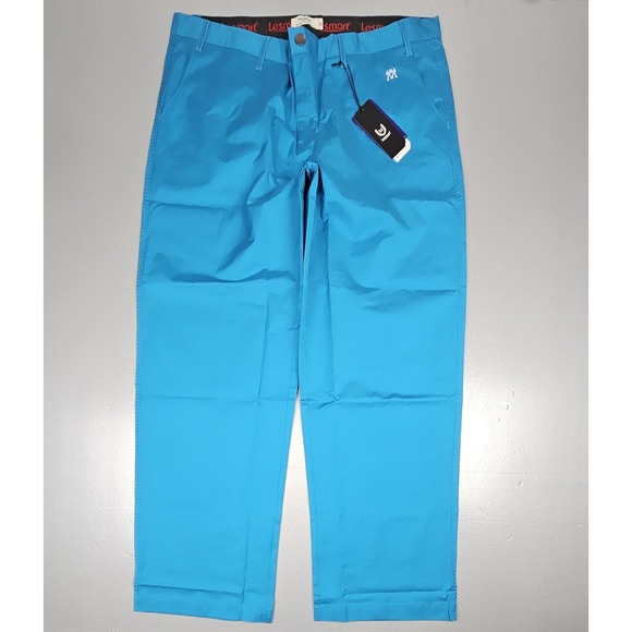 Lesmart Performance Golf Pants Mens 42x33. Blue Jewel.‎ #Gk16302D. NWT - Picture 1 of 9